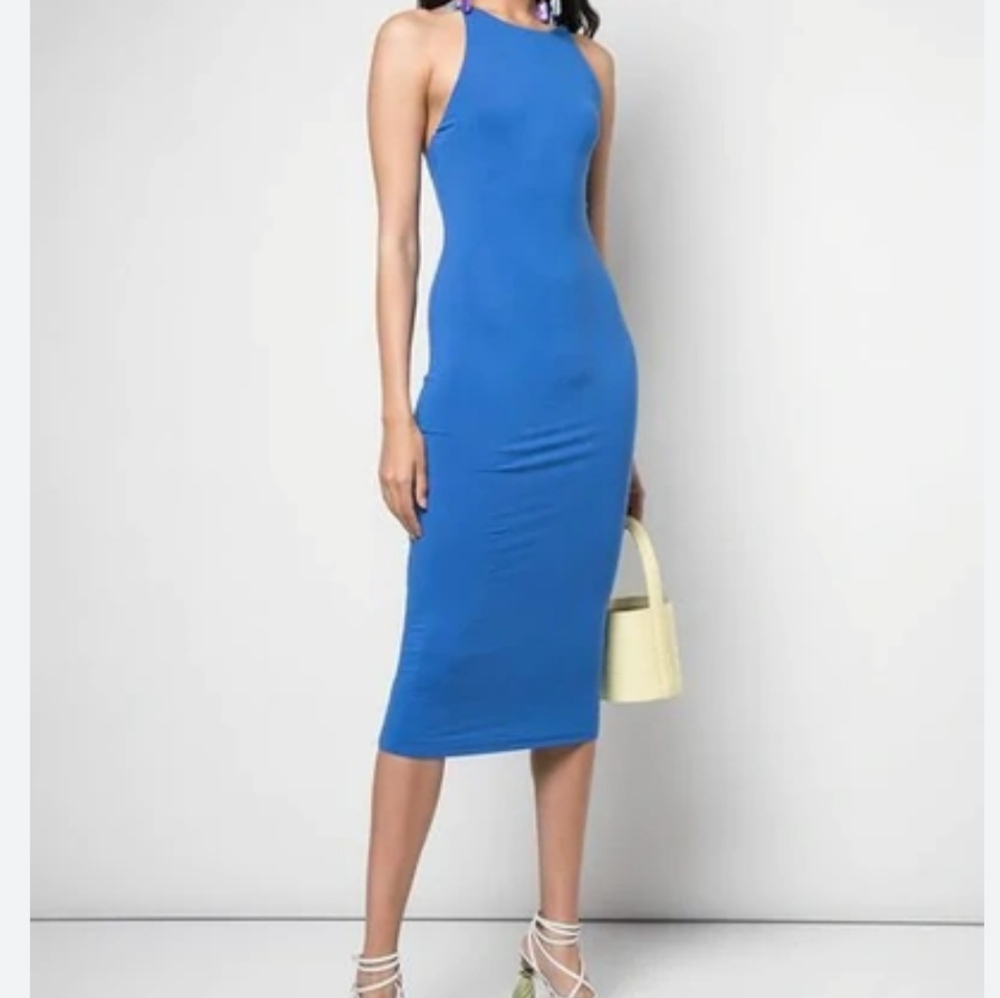 NWT Alice + Olivia Delora dress, size 8 (medium) in black color